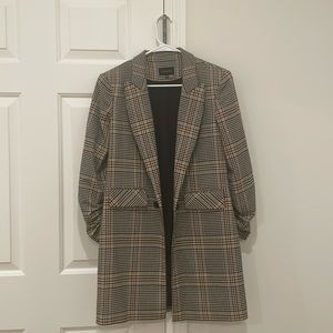 1.State checked blazer